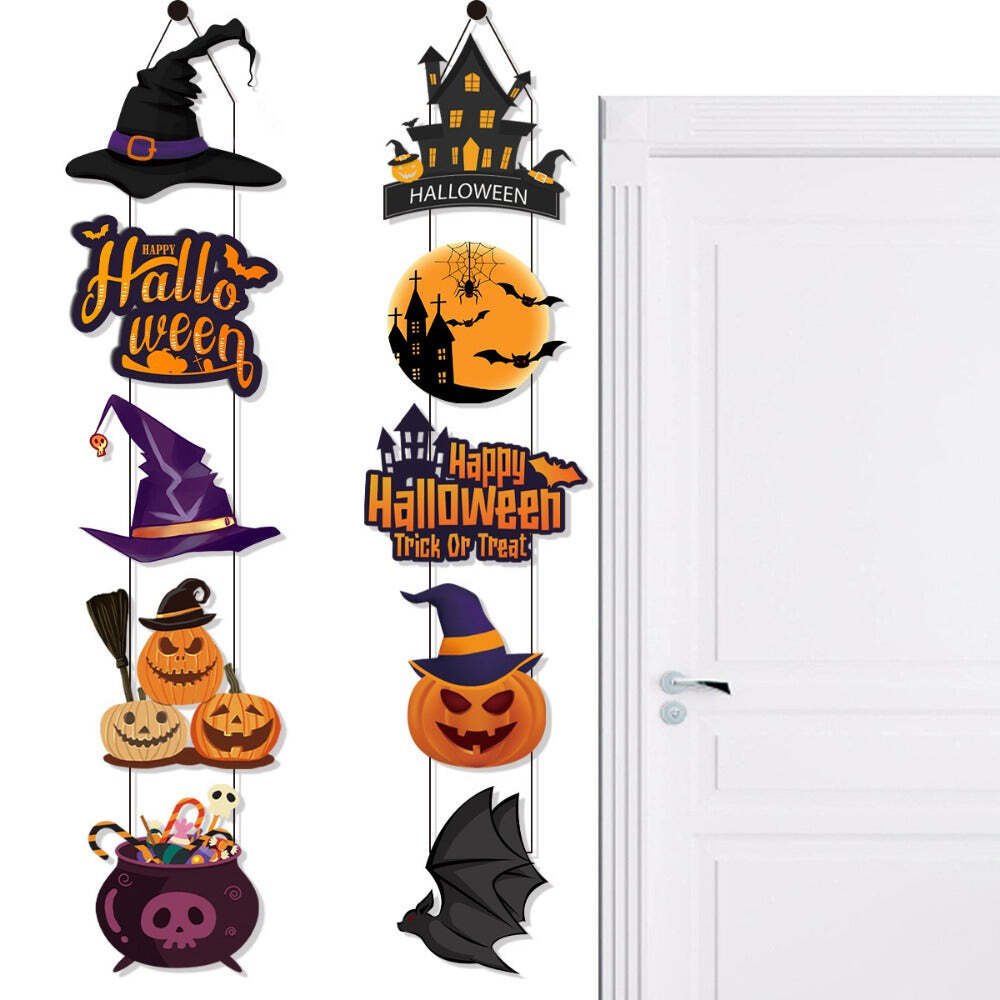 Doormort Halloween Door Hanging Set – 3/10pc
